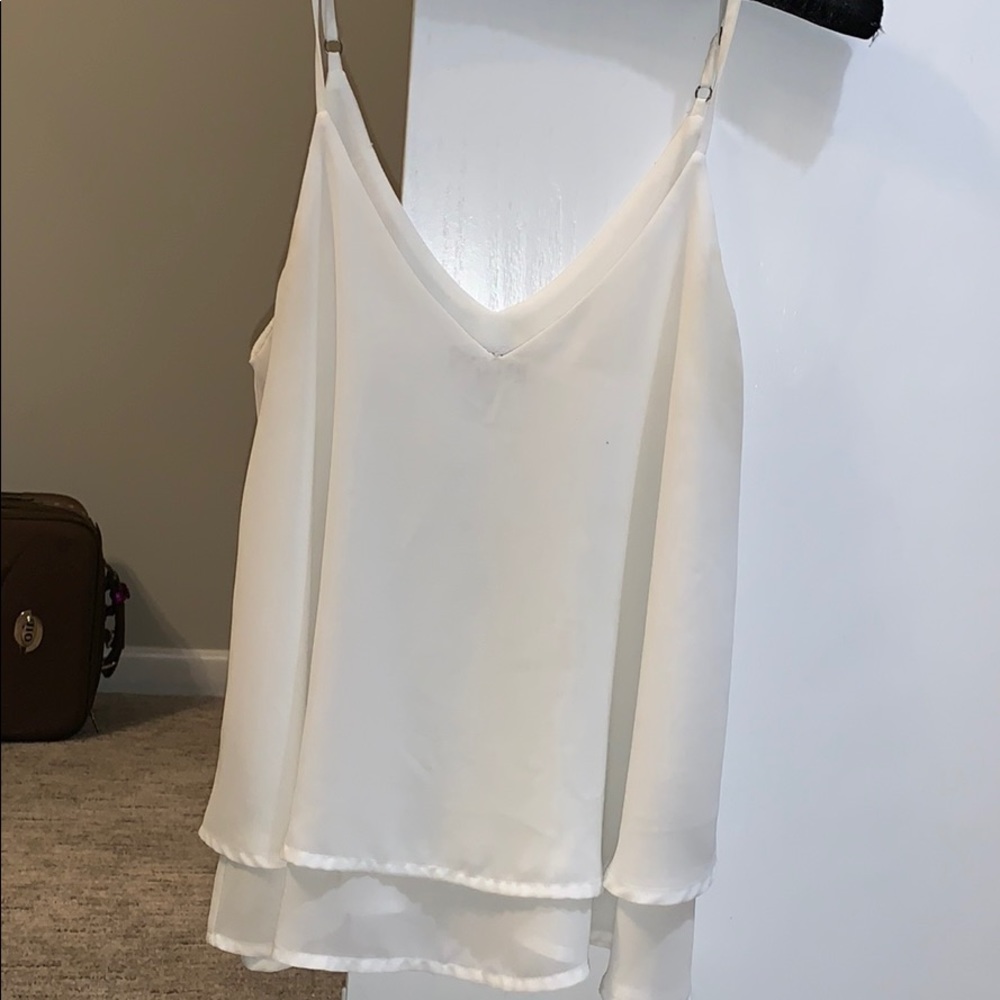 White tank blouse